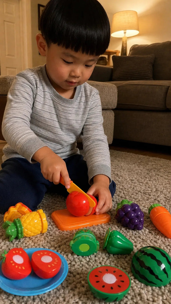 Chop Chop Kitchen Criativae - Cuttable Play Food Set for Kids