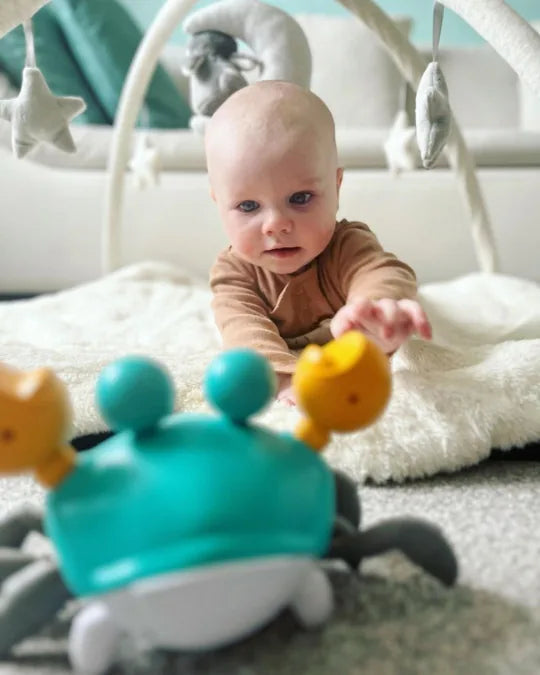 Scuttle Crab Criativae - Crawling Baby Toy with Obstacle Sensor