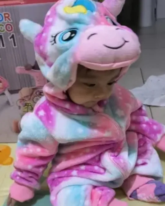 Cuddle Friends Criativae - Plush Animal Hooded Baby Onesie