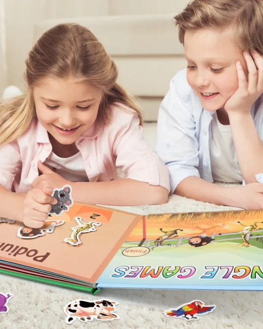 QuietBook Criativae - Montessori Busy Book With Velcro Activities