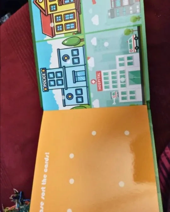 QuietBook Criativae - Montessori Busy Book With Velcro Activities