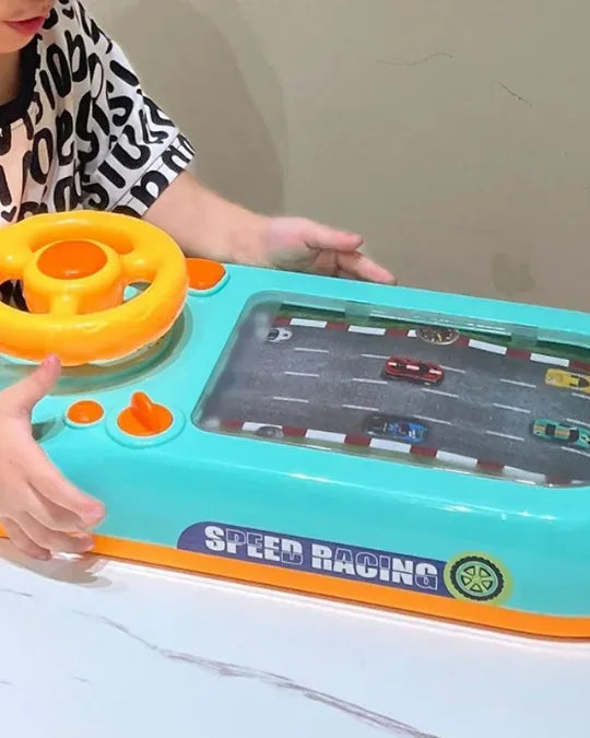 Velociracer Criativae - Screen-Free Racing Simulator with Real Steering Wheel