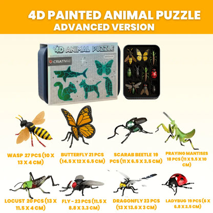 4D Animal Puzzle Model Kit – Criativae