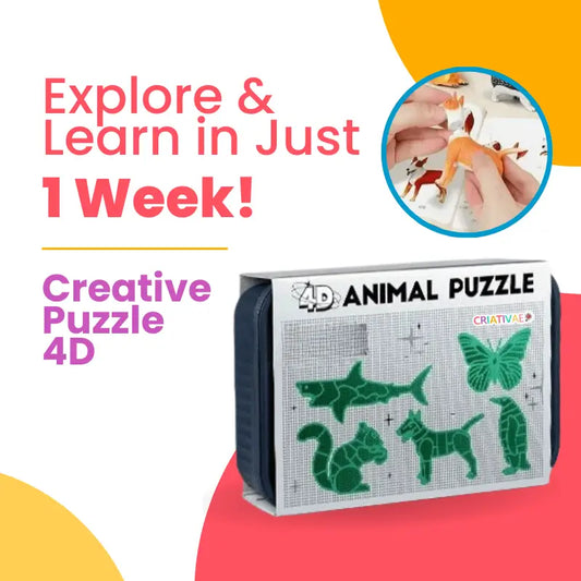 4D Animal Puzzle Model Kit – Criativae