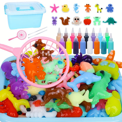 Magic Water Elf Gel Toy Set – DIY Art Kit with Molds & Color Gel