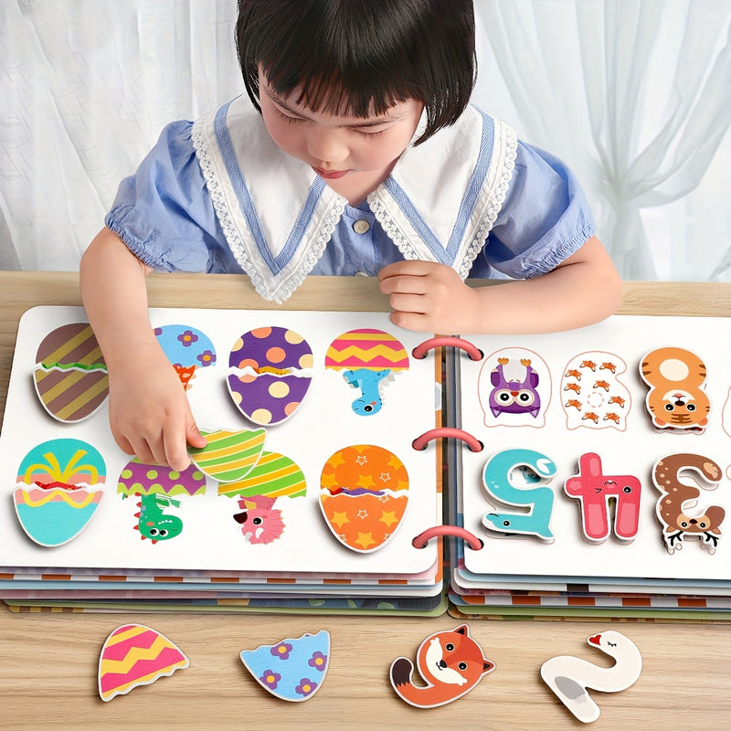 Educational Activity - Busy Book for Teens – Puzzles, Stickers & Skill-Building Fun