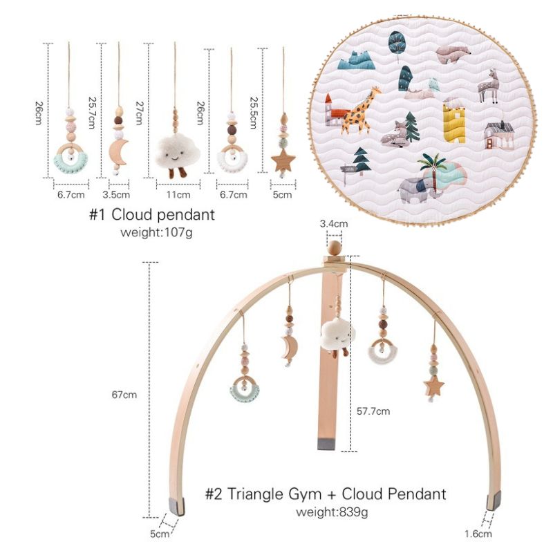 Wooden Baby Activity Gym Frames