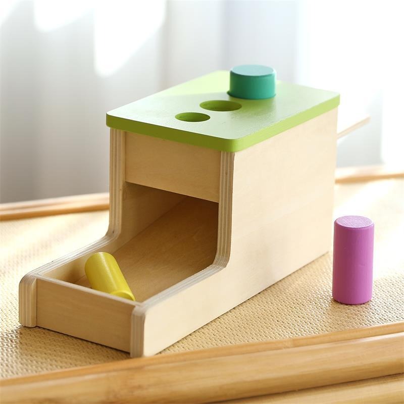 Montessori Visual Tracking Box für Objektpermanenz
