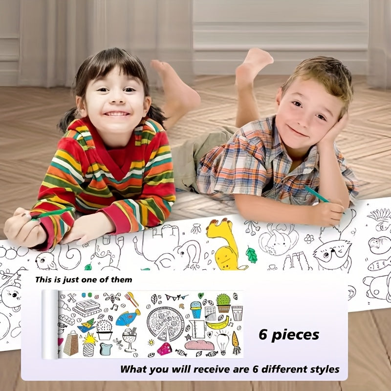 Long Drawing Roll for Kids – Foldable, Creative Fun | Art & Learning Gift