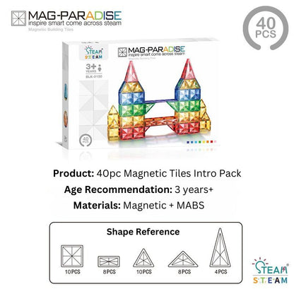 Assorted Magnetic Tiles and Marble Run Sets