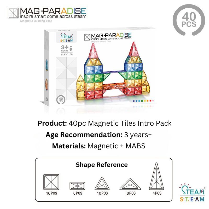 Assorted Magnetic Tiles and Marble Run Sets