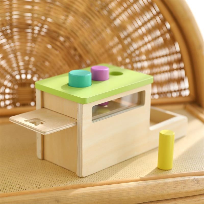 Montessori Visual Tracking Box für Objektpermanenz