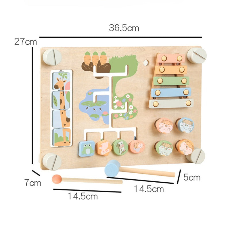 Dual-Sided Montessori Activity Board