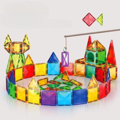 Assorted Magnetic Tiles and Marble Run Sets