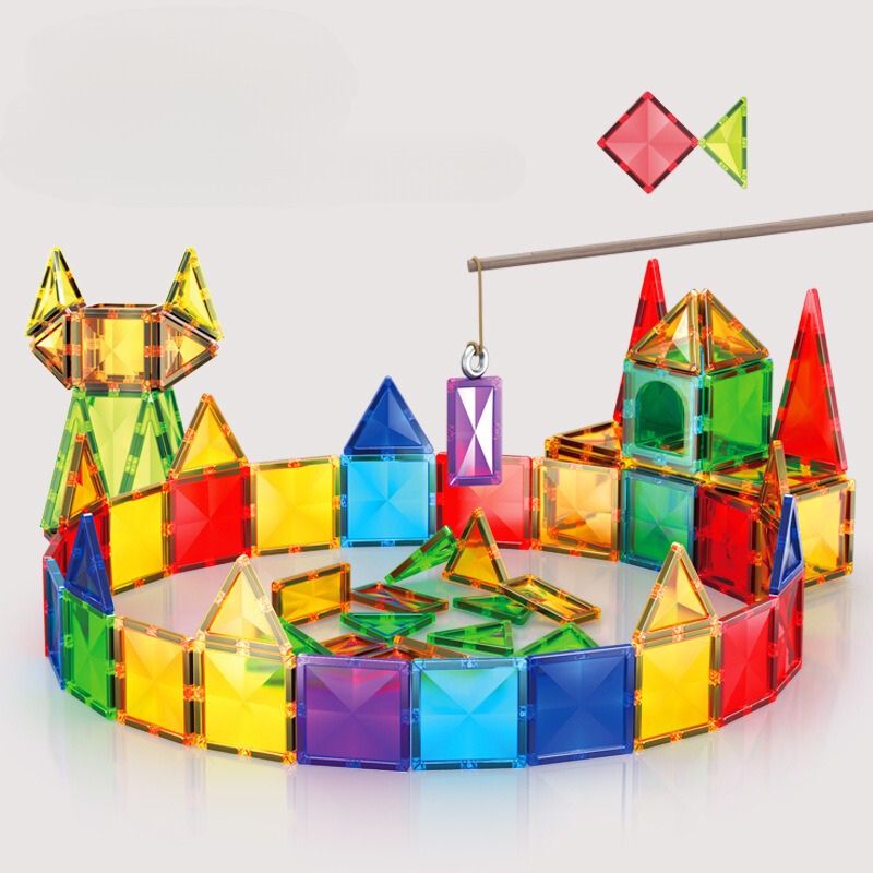 Assorted Magnetic Tiles and Marble Run Sets
