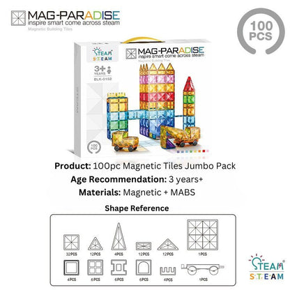 Assorted Magnetic Tiles and Marble Run Sets