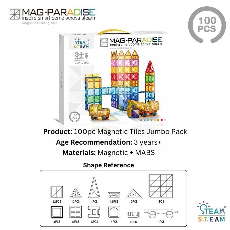 Assorted Magnetic Tiles and Marble Run Sets