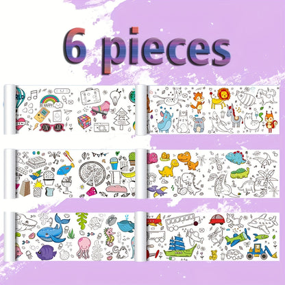 Long Drawing Roll for Kids – Foldable, Creative Fun | Art & Learning Gift