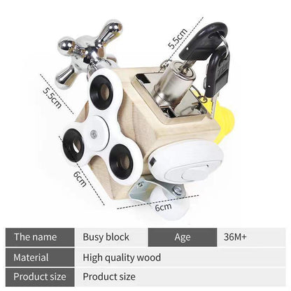 Montessori Fidget Cube Drukbord