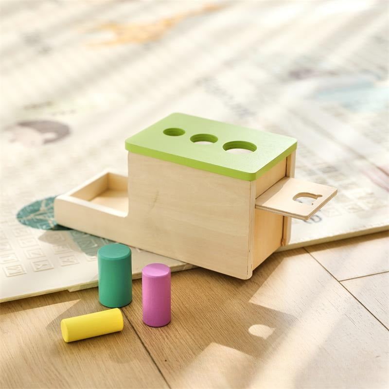 Montessori Visual Tracking Box für Objektpermanenz