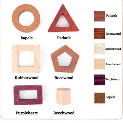 Deluxe Natural Wooden Learning Toy Collection