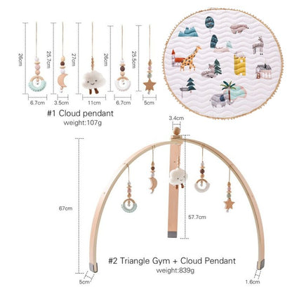 Wooden Baby Activity Gym Frames