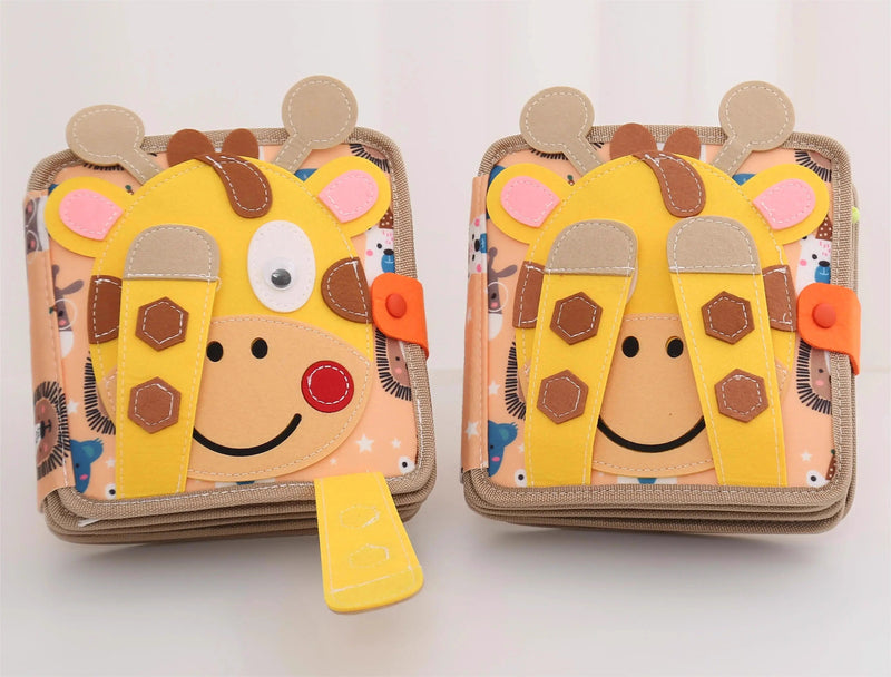 Beschäftigte, buchfreundliche Giraffe