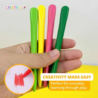 Washable Non-Toxic Crayons for Kids – Safe Creative Art Supplies | CRIATIVAE