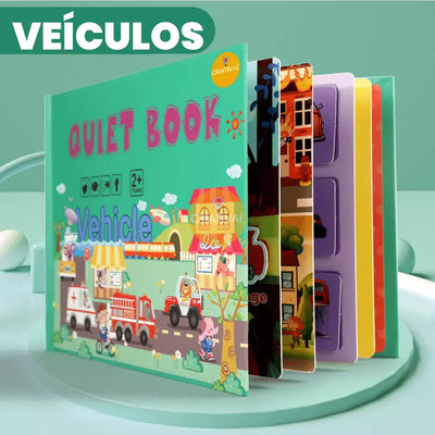 QuietBook Criativae - Montessori Busy Book With Velcro Activities