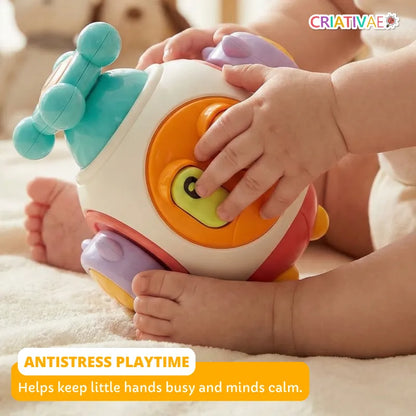 Montessori Sensory Activity Cube for Babies | CRIATIVAE