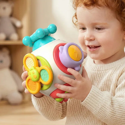 Montessori Sensory Activity Cube for Babies | CRIATIVAE