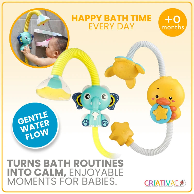 Interactive Baby Bath Toy with Shower for Newborns | CRIATIVAE