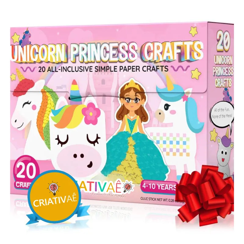 Creative Box – 20 Paper Craft Activities for Kids | Educational Arts & Crafts Kit by CRIATIVAE