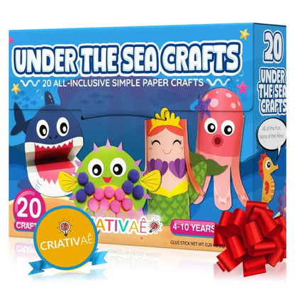 Creative Box – 20 Paper Craft Activities for Kids | Educational Arts & Crafts Kit by CRIATIVAE