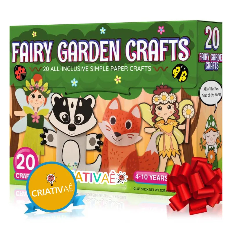 Creative Box – 20 Paper Craft Activities for Kids | Educational Arts & Crafts Kit by CRIATIVAE