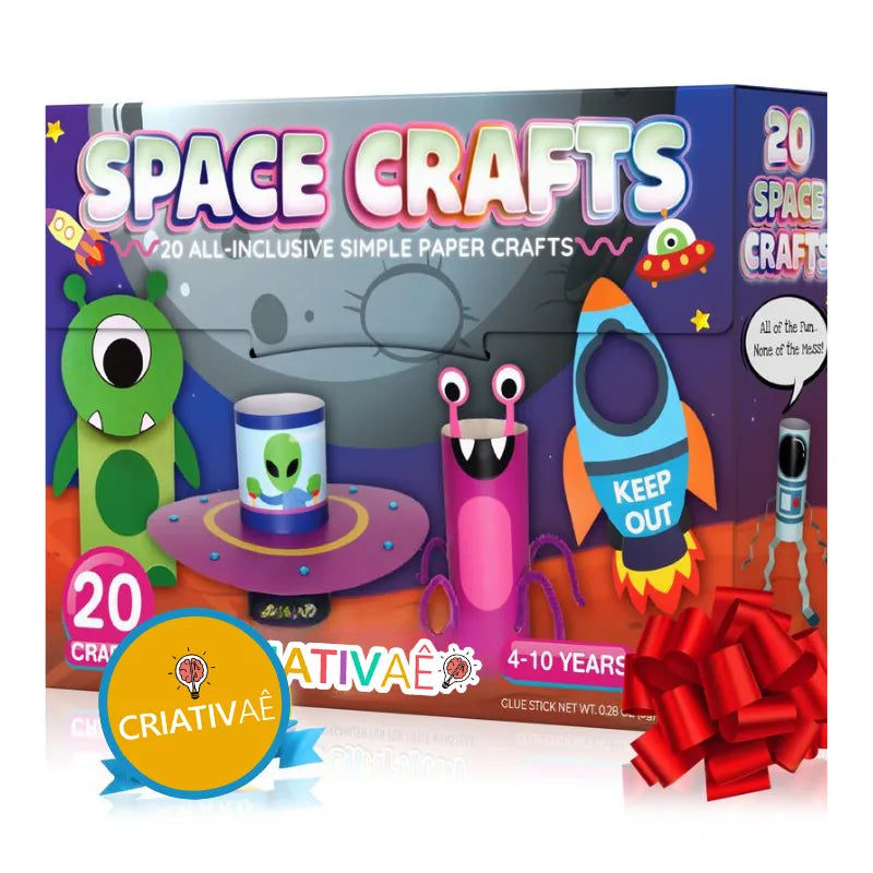 Creative Box – 20 Paper Craft Activities for Kids | Educational Arts & Crafts Kit by CRIATIVAE