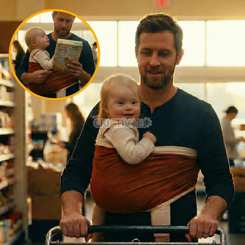 Baby Sling Carrier Wrap – Soft Cotton Newborn to Toddler Babywearing Sling | CRIATIVAE