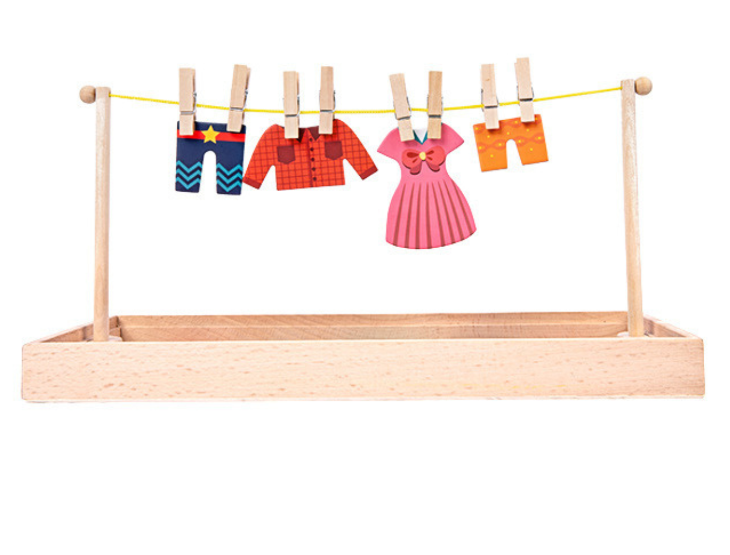 Montessori Dress-Up and Peg Play Set for Enhancing Creative Skills