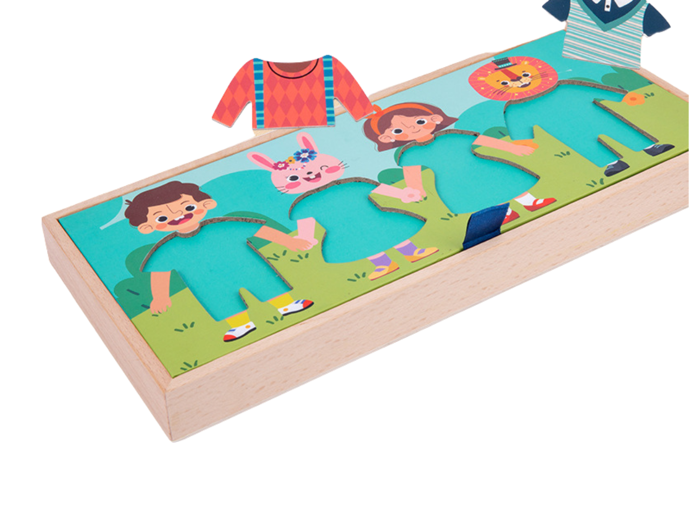 Montessori Dress-Up and Peg Play Set for Enhancing Creative Skills