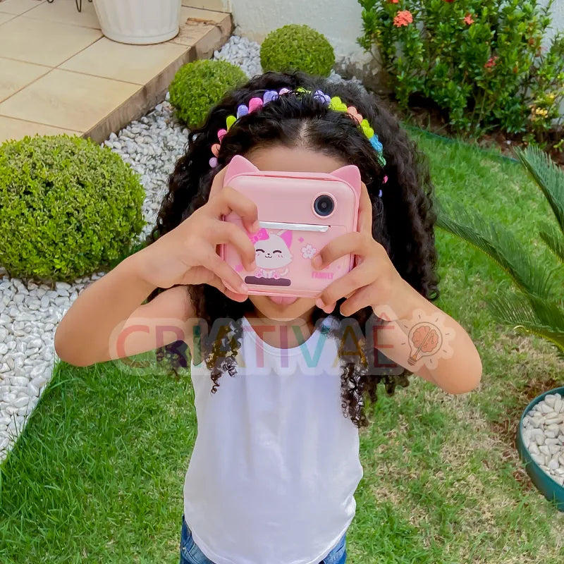CamKids Instant Print Camera for Kids – Creative Photo Fun & Memories | CRIATIVAE