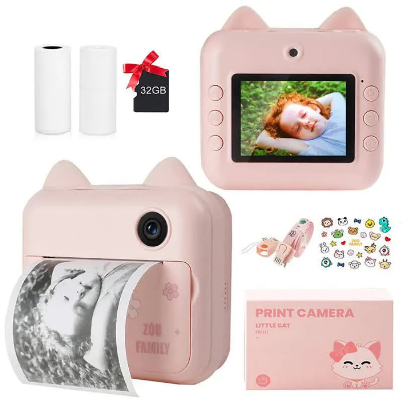 CamKids Instant Print Camera for Kids – Creative Photo Fun & Memories | CRIATIVAE