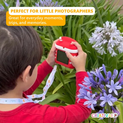 CamKids Instant Print Camera for Kids – Creative Photo Fun & Memories | CRIATIVAE