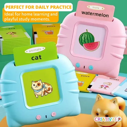 Talking Flashcards for Toddlers - 224 Words Speech Therapy & Educational Learning Toys | CRIATIVAE