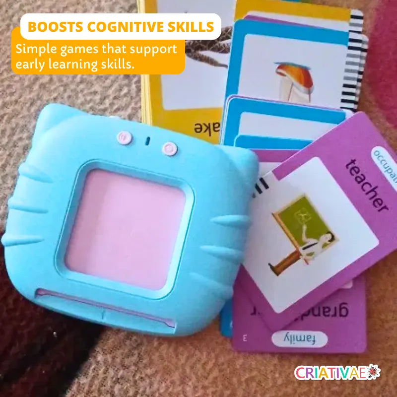 Talking Flashcards for Toddlers - 224 Words Speech Therapy & Educational Learning Toys | CRIATIVAE