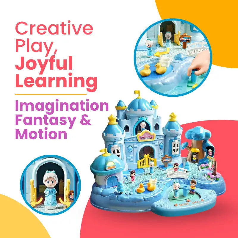 Magnetic Princess Castle Puzzle – Creative Educational Toy for Girls 3+ | CRIATIVAE