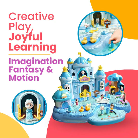 Magnetic Princess Castle Puzzle – Creative Educational Toy for Girls 3+ | CRIATIVAE