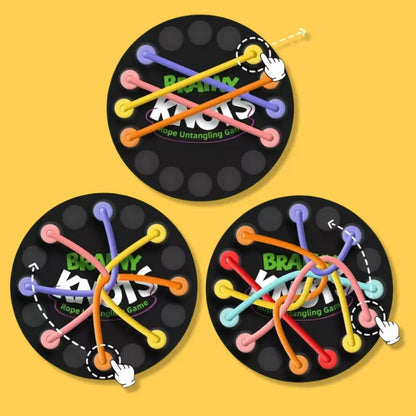 Color Strings Logic Puzzle Game – Educational Brain Teaser for Kids | CRIATIVAE