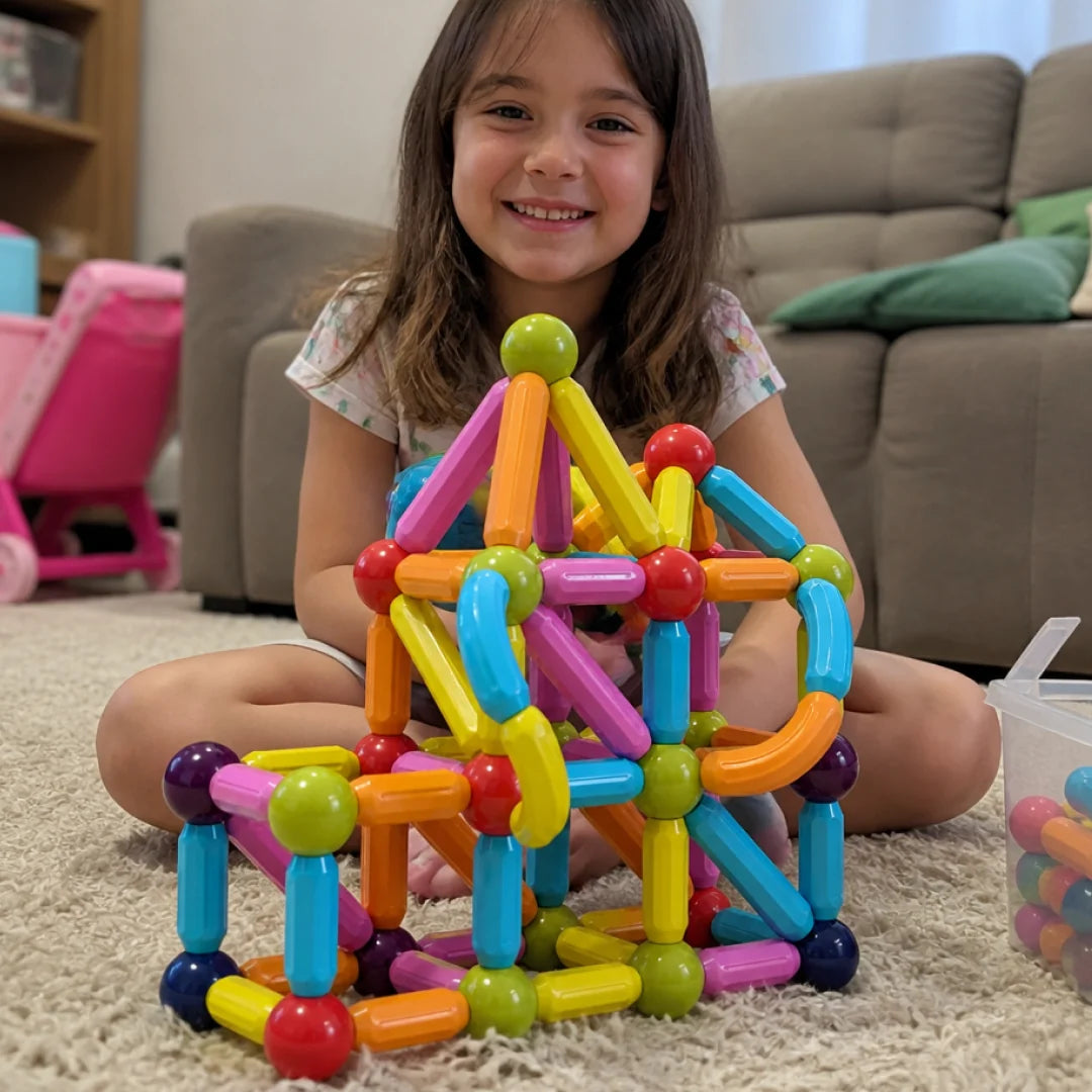 Magna Kids Criativae - Magnetic Sticks and Balls Building Set
