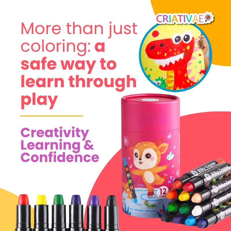 Criativae Jumbo Twistable Crayons – Bright Colors, Happy Hands! | CRIATIVAE