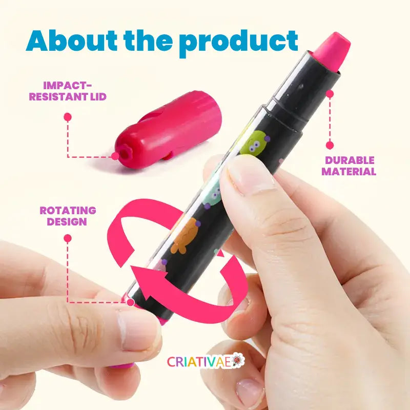 Criativae Jumbo Twistable Crayons – Bright Colors, Happy Hands! | CRIATIVAE